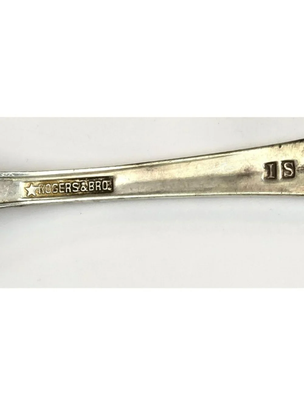 Antique Rogers Bros Silverplate Pie Server And Fork Floral Pattern CM2266
